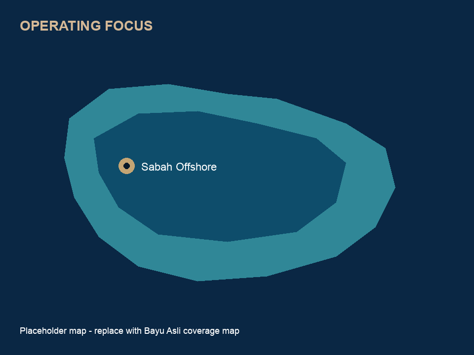 Sabah operating focus map